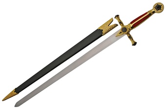 Red Masonic Sword (1pc)