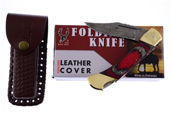 Bone Edge Damascus (1pc)