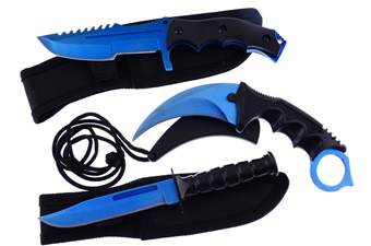 Blue Titanium Trio (3pc)