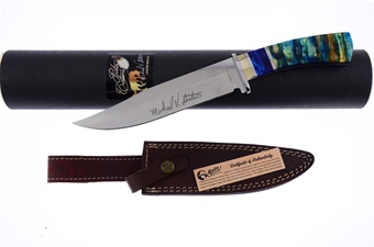 Michael Prater Teal & Gold Hunter (1pc)