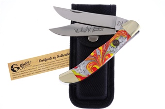 Michael Prater Fire In Box Folding Hunter (1pc