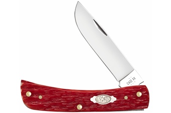 Case Dark Red Sod Buster Jr (1pc
