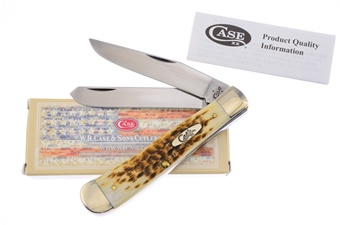 Case 2017 Amber Bone Trapper (1pc)