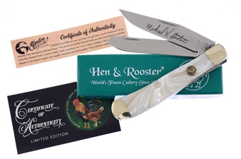 Michael Prater White Pearl Trapper (1pc