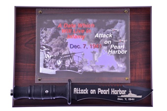 Closeout Pearl Harbor Plaque (1pc)
