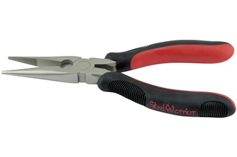 Closeout Steel Warrior Long Nose Pliers (1pc)
