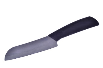 10" Black Ceramic Santoku