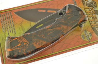 4.5" Orange Camo Tactical Folder