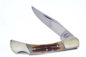 3" Autumn Second Cut Bone Warrior Lockback