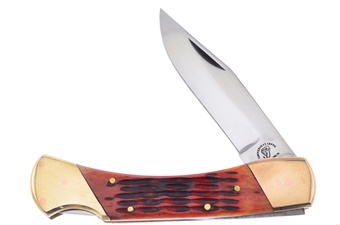 5" Antique Jig Bone Copper Bolsters