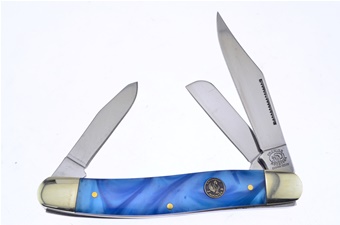 4.625" Blue Bayou Resin Stockman