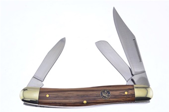 4.625" Zebra Wood Stockman