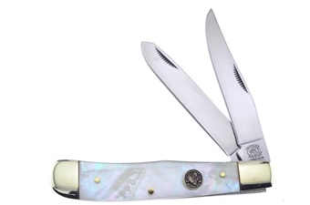 4.25" Saltwater Mother Of Pearl Trapper