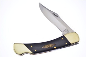 4.75" Dark Wood Lockback