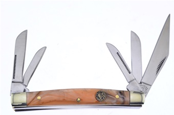 3.5" California Gold Resin Kentucky 5-Blade
