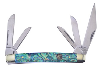 3.5" Saltwater Abalone Kentucky 5-Blade