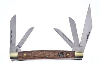 3.5" Zebra Wood Kentucky 5-Blade