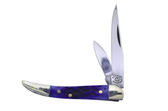 2.5" Blue Pickbone 2-Blade Toothpick