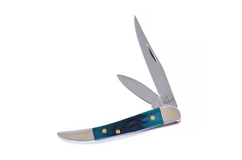 2.5" Dark Green Pickbone 2 Blade Toothpick
