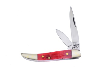 2.5" Red Pickbone 2-Blade Toothpick