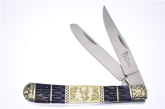 4.5" Black Picked Bone Trapper