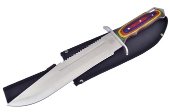 15.5" Frostwood Bowie w/Sheath