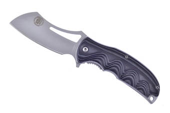4.5" Black Micarta Satin Stainless Steel Assisted