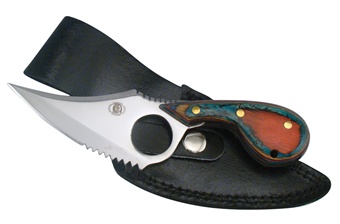 7" Frostwood Snook w/Leather Sheath
