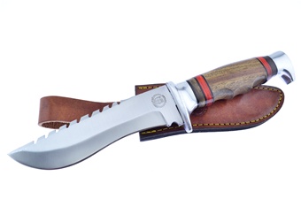 11.5" Wood Bowie w/Sheath
