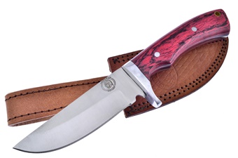 8.75" Red Wood Hunter w/Sheath