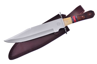 14.5" Rosewood/Bone Bowie w/Sheath