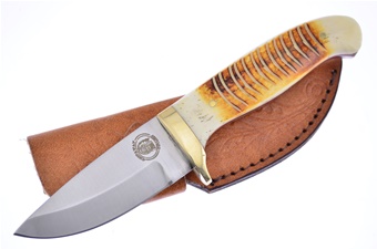 7.5" Torchbone Bowie w/Sheath