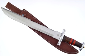 25"Overall Rosewood w/ Leather Sheath