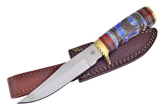 10" Blue Bone Bowie w/Sheath