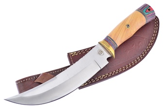 12" Olive Wood Bowie w/Sheath