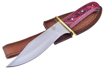 10.5" Redwood Bowie w/Sheath