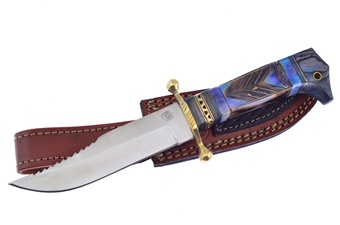 12"Overall Decor Blue Bone Bowie
