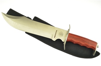 17.5" Howling Wolf II Red Pakkawood