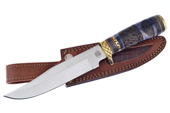 12" Dark Green Bone Bowie