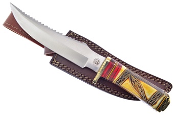 12" Yellow Bone Rat Tail Bowie