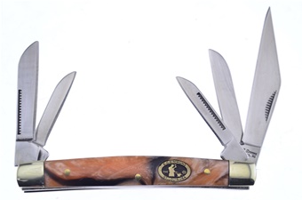 3.5" California Gold Resin Kentucky 5-Blade