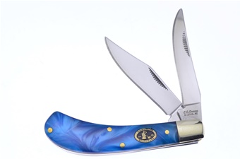 3.5" Blue Bayou Barracuda Saddlehorn