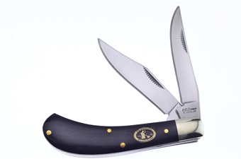 3.5" Cape Buff Horn Barracuda Saddlehorn