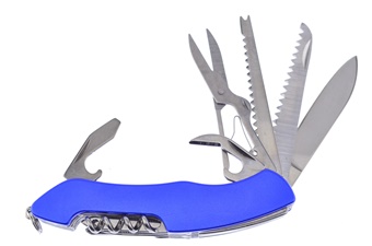 4"Closed Blue Aluminum Multi Tool