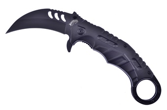 5.5" Black Abs Assisted Open Karambit