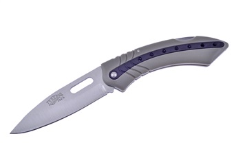 4" Grey/Black Composite Lockback