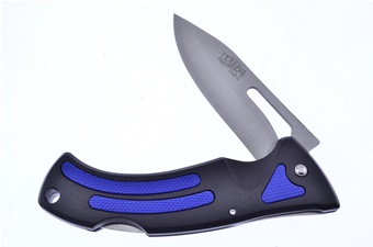 4" Blue/Black Composite Tactical Folder