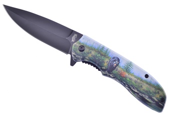 4.5" Aluminum.Bear Art Assisted.Open