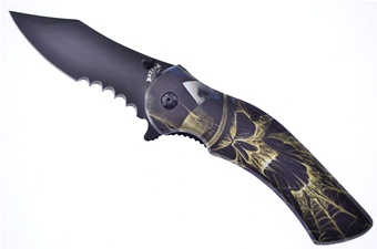 4.5" Skull Aluminum Snapshot Tactical