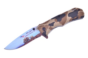 4.5" Camo Tactical w/Iwo Jima Print